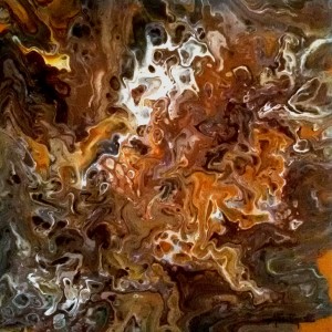 AMBER CANVAS acrilico su tela 30x30
