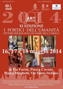 LOCANDINA ARTE SOTTO I PORTICI Bologna 2014